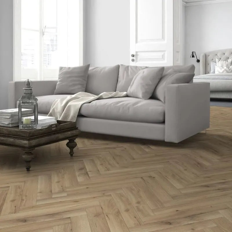 Fusion Herringbone 12mm - Albany Oak