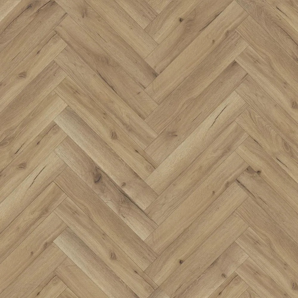 Fusion Herringbone 12mm - Albany Oak