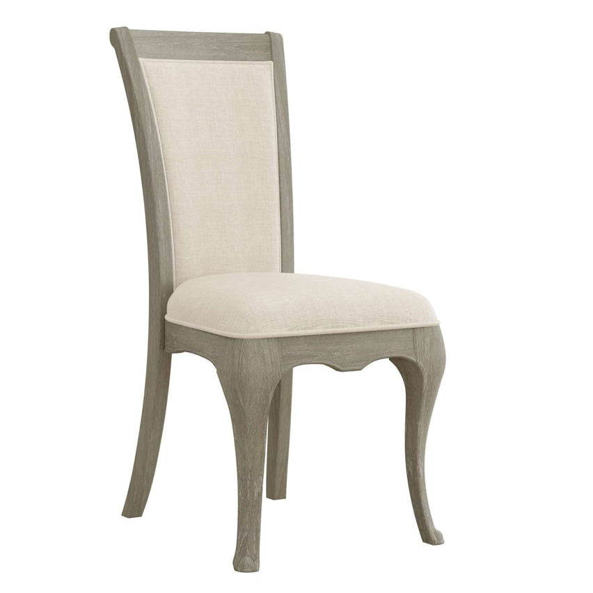 Beige chair with a white background