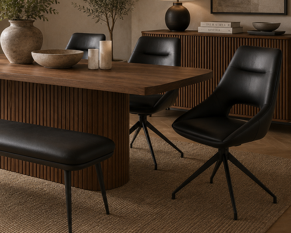 Axis Swivel Dining Chairs (Set of 2)