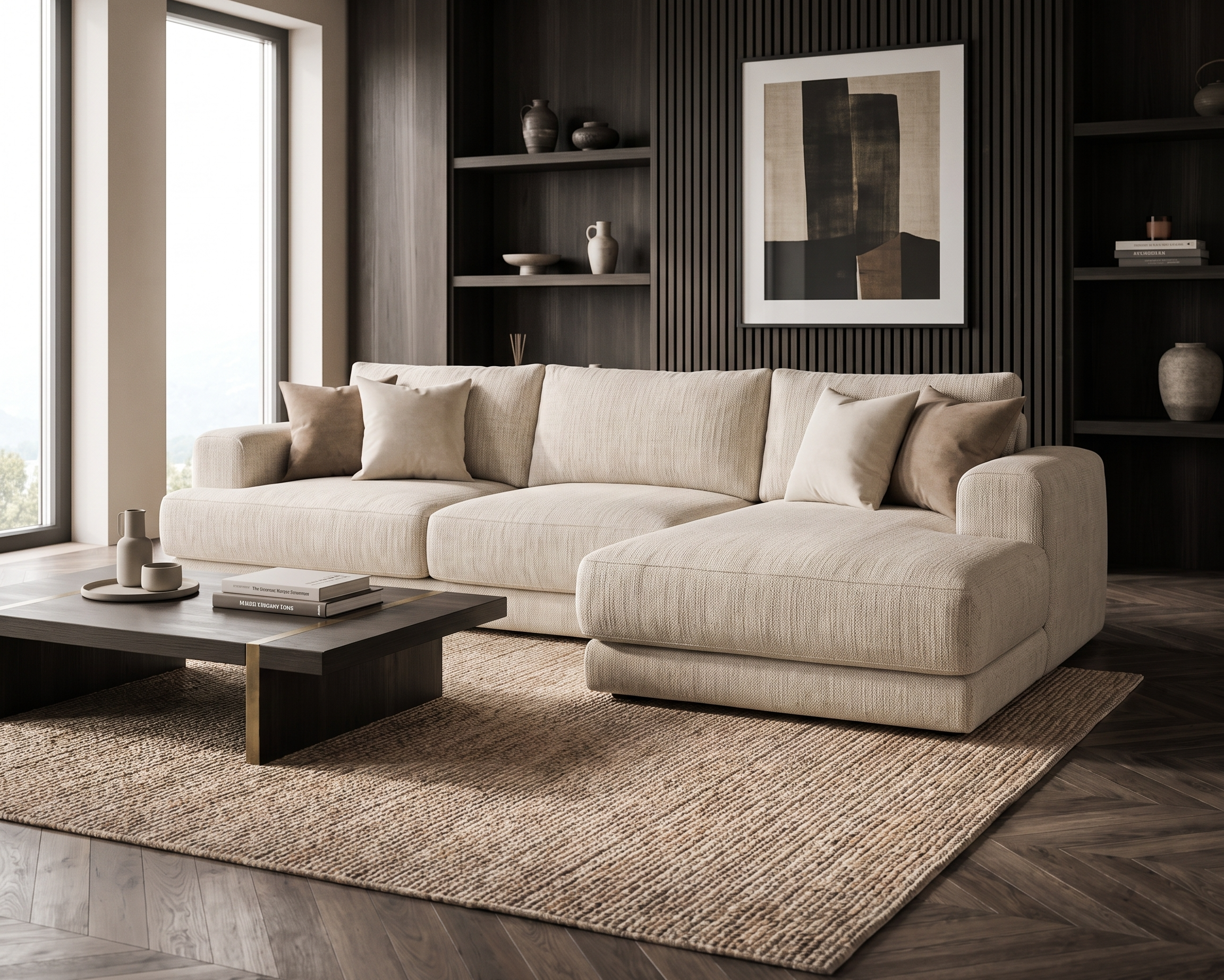 Geneva Large Chaise Sofa
