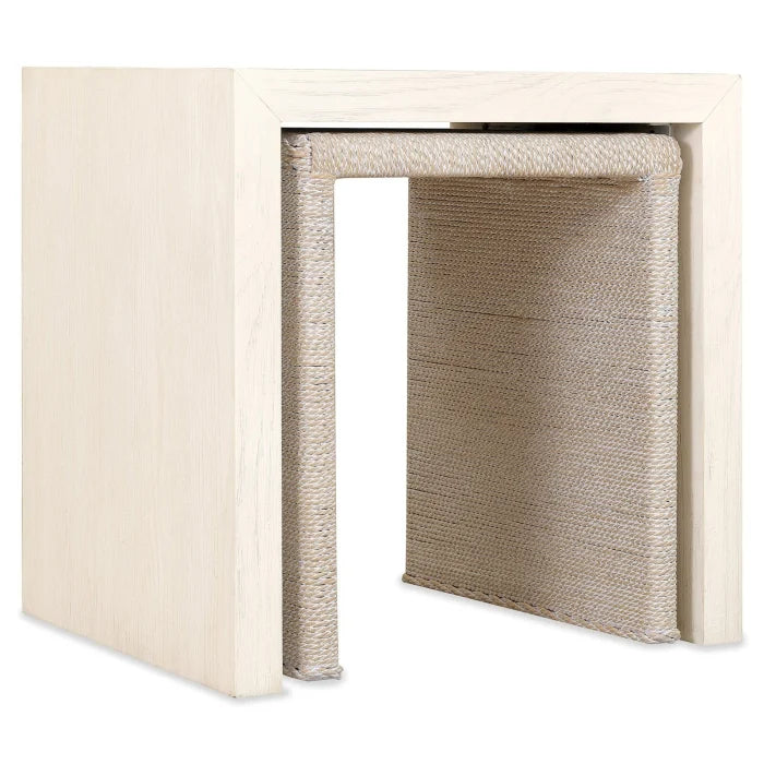 Nested side tables showing compact space-saving design