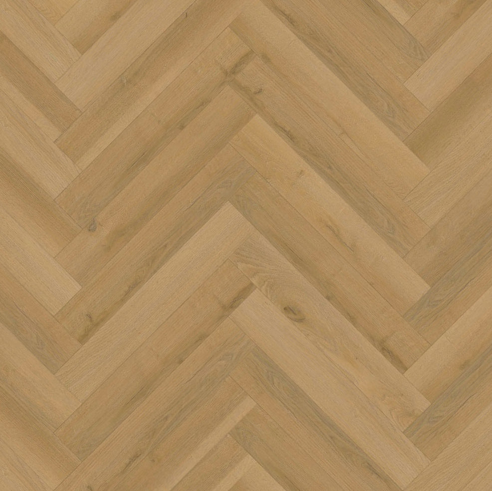 Fusion Herringbone 12mm - Warren Oak