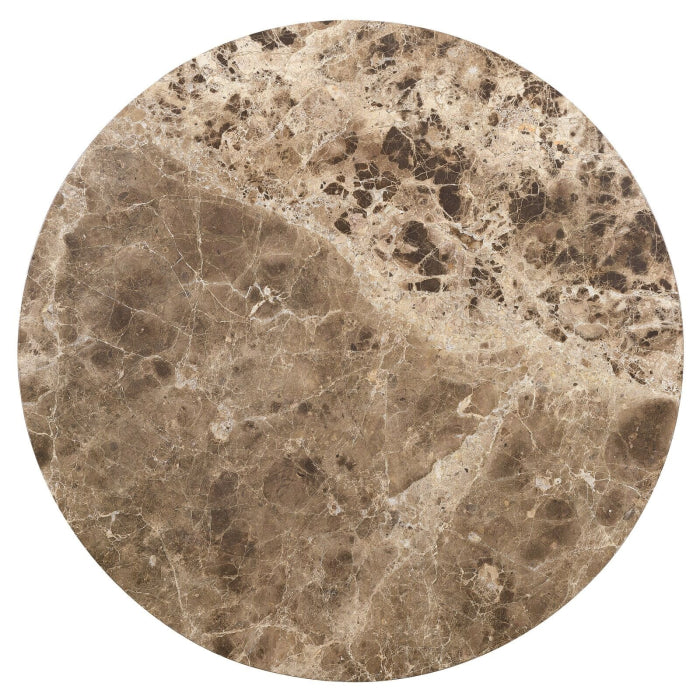 Amelia Round Dark Stone Coffee Table