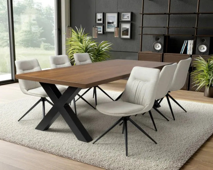 Dallas Dining Table – Smoked Oak