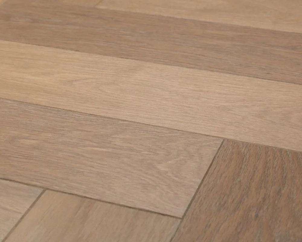 Smoked Oak Herringbone 120mm