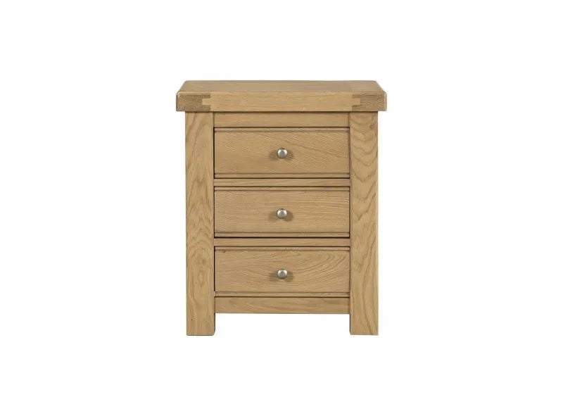 Delaney 3 Drawer Bedside Table