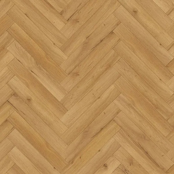 Fusion Herringbone 12mm  - Oak Robust Natural