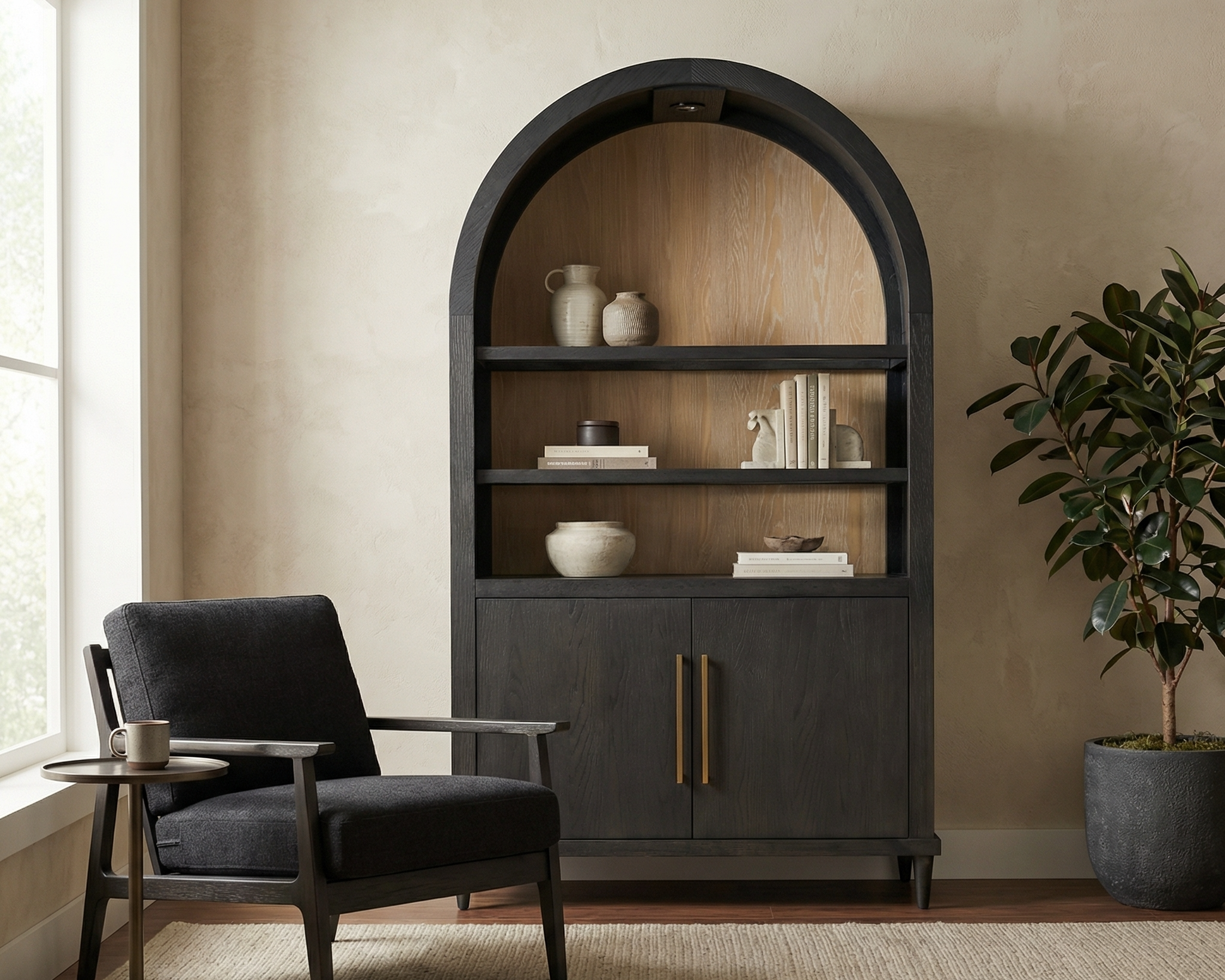 Maine Curved Display Unit