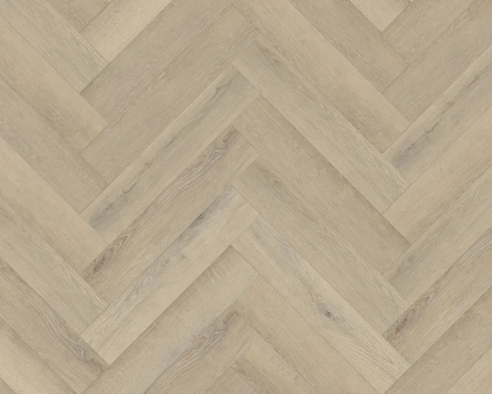 Seashell Herringbone SPC Flooring