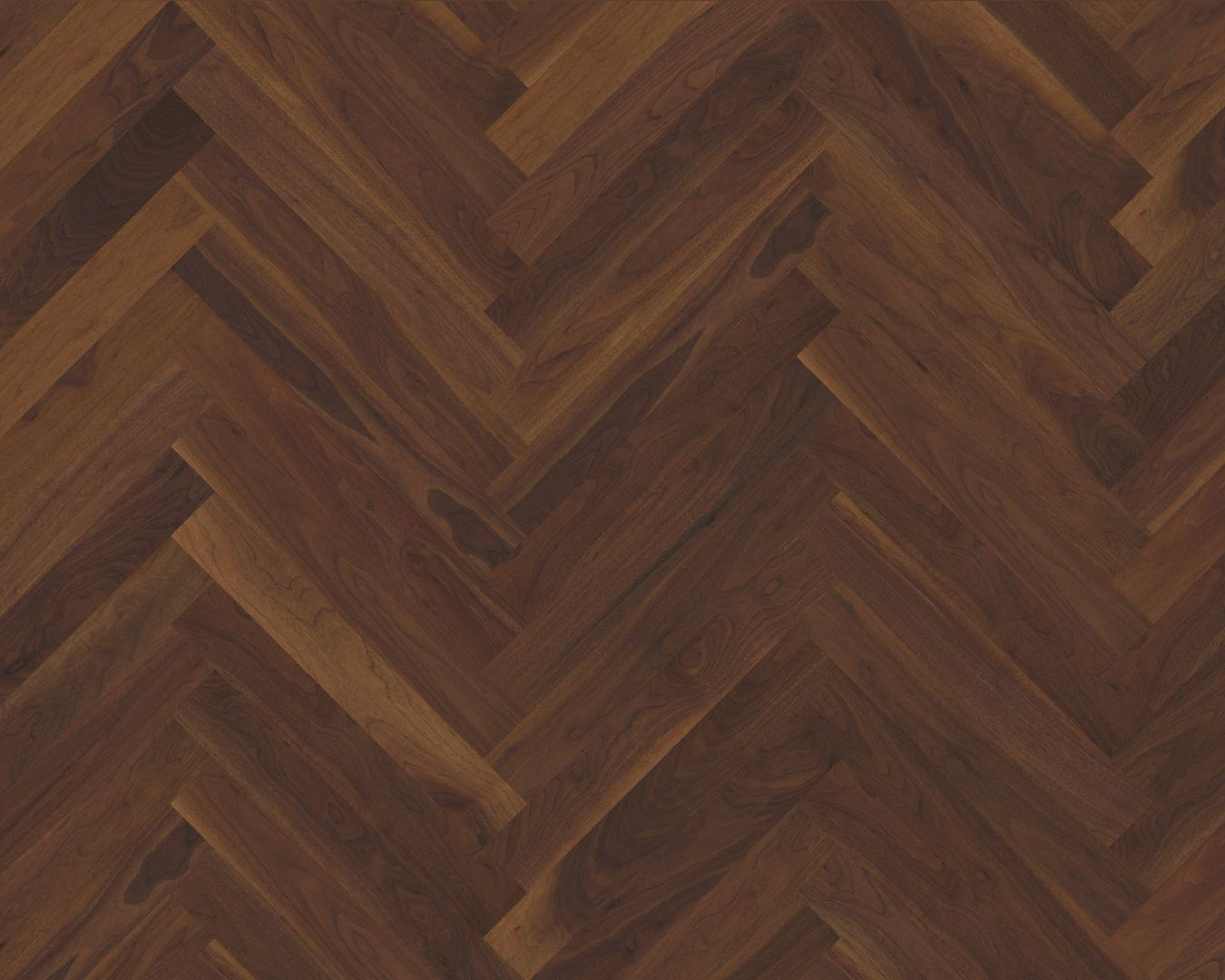 Walnut Herringbone 90mm
