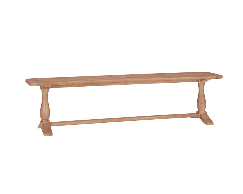 Wooden table on a white background