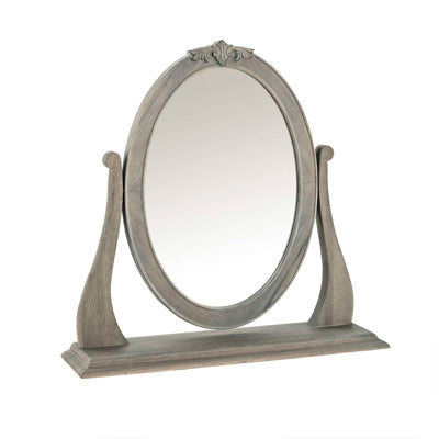 Arles Gallery Mirror – Aged Oak Finish