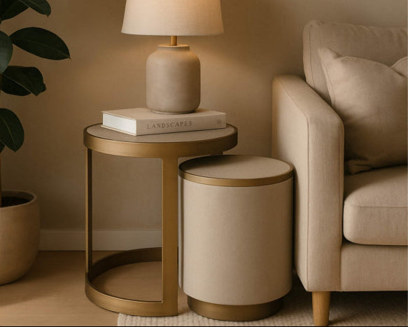 Hazlemere Shagreen Nest of Tables