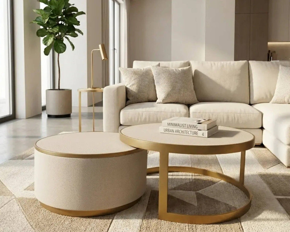 Hazlemere Shagreen Nesting Coffee Table Set