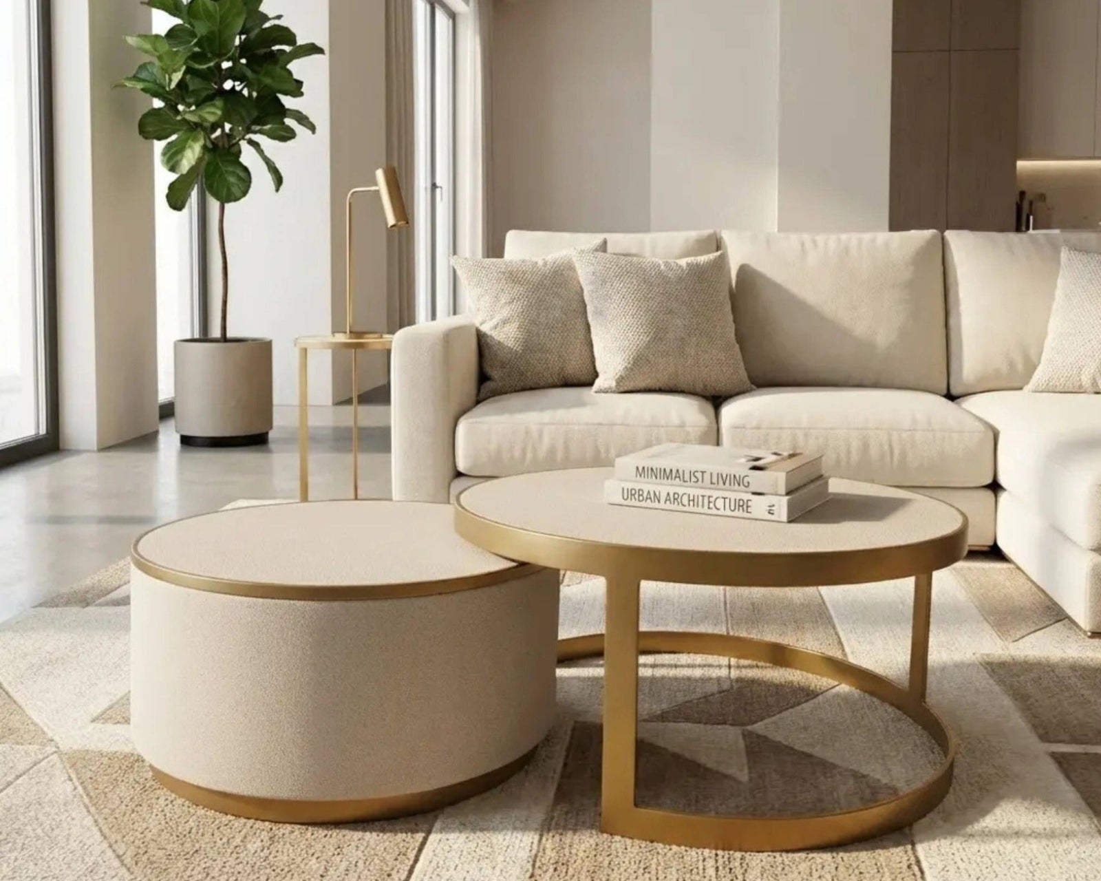 Hazlemere Shagreen Nesting Coffee Table Set