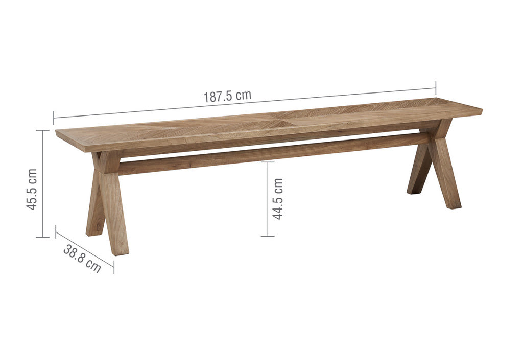 Sorrento Elm Dining Bench