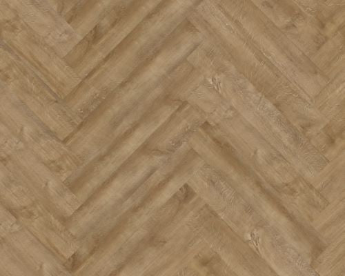 Wooden floor with herringbone pattern