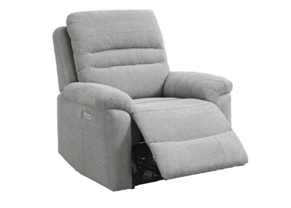 Belford 1 Seater Electric Recliner Chair in Grey Fabric - buy online UK & Ireland delivery or in-store at Urban Furnishing Co Newry-edit