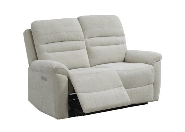 Belford 2 Seater Electric Recliner Sofa in Beige Fabric - buy online UK & Ireland delivery or in-store at The Urban Company Newry