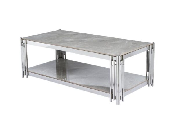 Belini Coffee Table Sintered Stone and Stainless Steel Frame buy online UK and Ireland delivery or visit Urban Home Newry