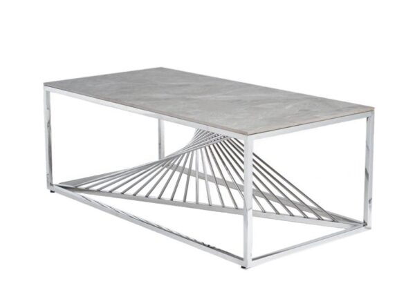 Calabria Coffee Table - Sintered Stone Table Top Steel Frame to buy online UK and Ireland delivery or visit Urban Home Newry-new