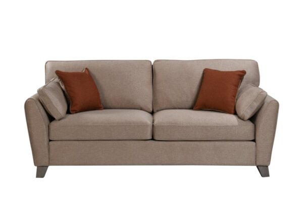 Cantrell 3 Seater Sofa upholstered in Biscuit Brown fabric to buy online UK and Ireland delivery or visit Urban Home Newry