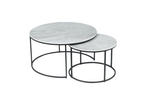 Tribeca Coffee Table Nest Sintered Stone to buy online UK and Ireland delivery or visit Urban Home Newry