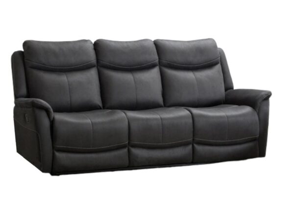 Arizona 3 Seater Recliner Sofa Slate Upholstery to buy online UK and Ireland delivery or visit The Urban Company Newry