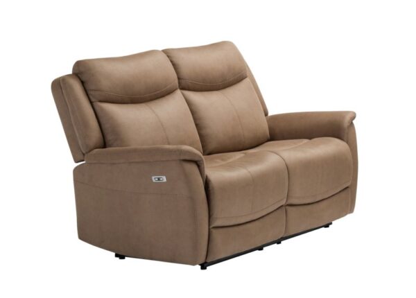 Arizona Electric 2 Seater Recliner Sofa Caramel Upholstery to buy online UK and Ireland delivery or visit The Urban Company Newry