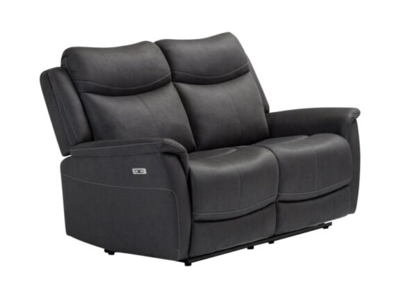 Arizona Electric 2 Seater Recliner Sofa Slate Upholstery to buy online UK and Ireland delivery or visit The Urban Company Newry