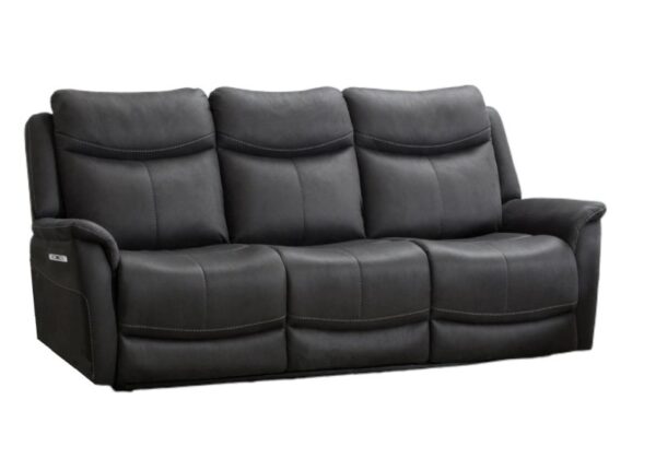 Arizona Electric 3 Seater Recliner Sofa Slate Upholstery to buy online UK and Ireland delivery or visit The Urban Company Newry