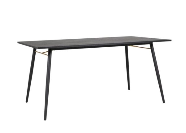 Barcelona Dining Table Black Oak Melamine Top to buy online UK and Ireland delivery or visit The Urban Company Newry