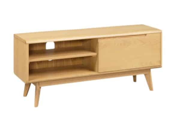 Carrington TV Unit Modern Oak Design to buy online UK and Ireland delivery or visit Urban Home Newry - angle profile