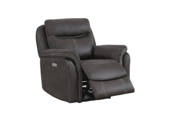 Claremont Electric 1 Seater Recliner Armchair Graphite Grey Faux Leather Upholstery to buy online UK and Ireland delivery or visit The Urban Company Newry