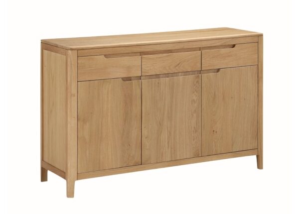 Dunmore Sideboard 3 Door Solid Oak to buy online UK and Ireland delivery or visit Urban Home Newry.jpg