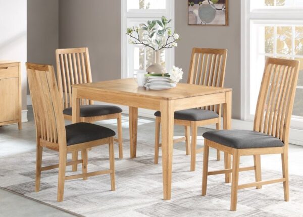 Dunmore Solid Oak Dining Table and Chair set to buy online UK and Ireland delivery or visit Urban Home Newry