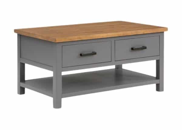 Glenmore Coffee Table with Storage Solid Pine to buy online UK and Ireland delivery or visit Urban Home Newry