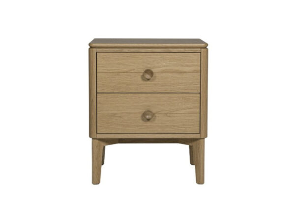 Hadley Bedside Table Solid Oak 2 Drawer to buy online UK and Ireland delivery or visit The Urban Company Newry