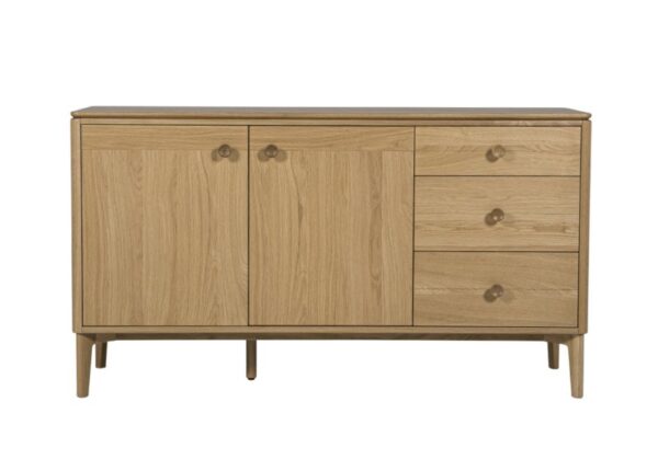 Hadley Large Sideboard 2 Door 3 Drawer Solid Oak to buy online UK and Ireland delivery or visit The Urban Company Newry