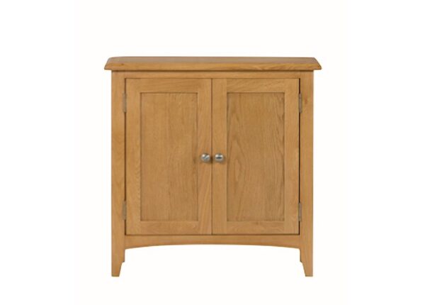 Kilkenny 2 Door Cupboard Solid Oak to buy online UK and Ireland delivery or visit Urban Home Newry - front profile