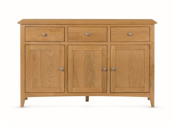 Kilkenny 3 Door Sideboard Solid Oak to buy online UK and Ireland delivery or visit Urban Home Newry