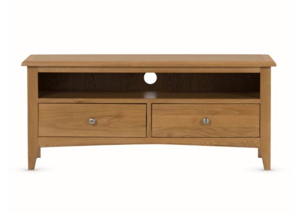 Kilkenny Large TV Media Unit Solid Oak to buy online UK and Ireland delivery or visit Urban Home Newry