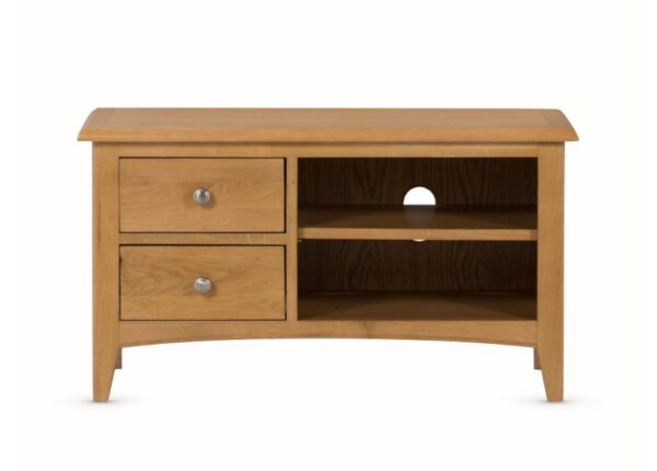 Kilkenny Small TV Media Unit Solid Oak to buy online UK and Ireland delivery or visit Urban Home Newry