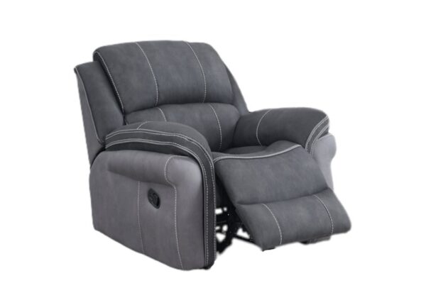 Kingston 1 Seater Recliner Armchair Charcoal Fusion Upholstery to buy online UK and Ireland delivery or visit The Urban Company Newry