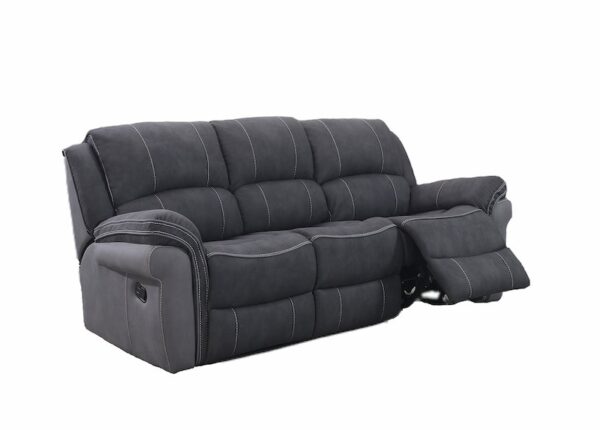 Kingston 3 Seater Recliner Sofa Charcoal Fusion Upholstery to buy online UK and Ireland delivery or visit The Urban Company Newry