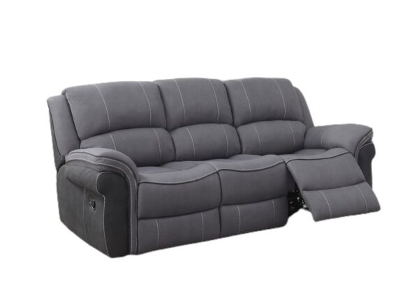 Kingston 3 Seater Recliner Sofa Grey Fusion Upholstery to buy online UK and Ireland delivery or visit The Urban Company Newry