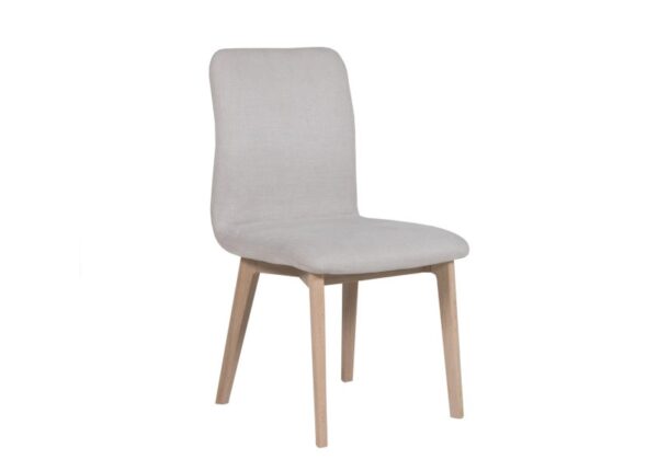 Marlow Dining Chair Natural Tone Upholstery Oak Frame to buy online UK and Ireland delivery or visit The Urban Company Newry