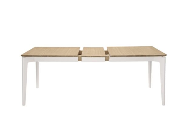 Marlow Small Extending Dining Table White Oak to buy online UK and Ireland delivery or visit The Urban Company Newry - extended