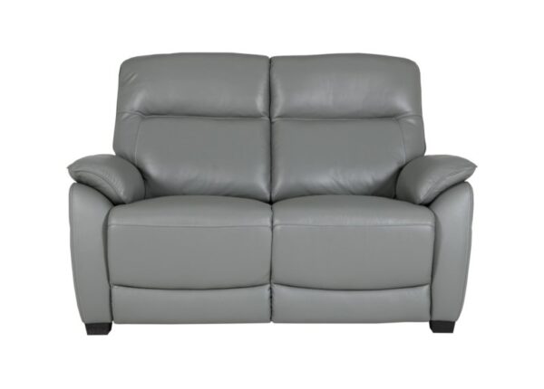 Nerano 2 Seater Sofa in Steel Blue Leather to buy online UK and Ireland delivery or visit Urban Home Newry